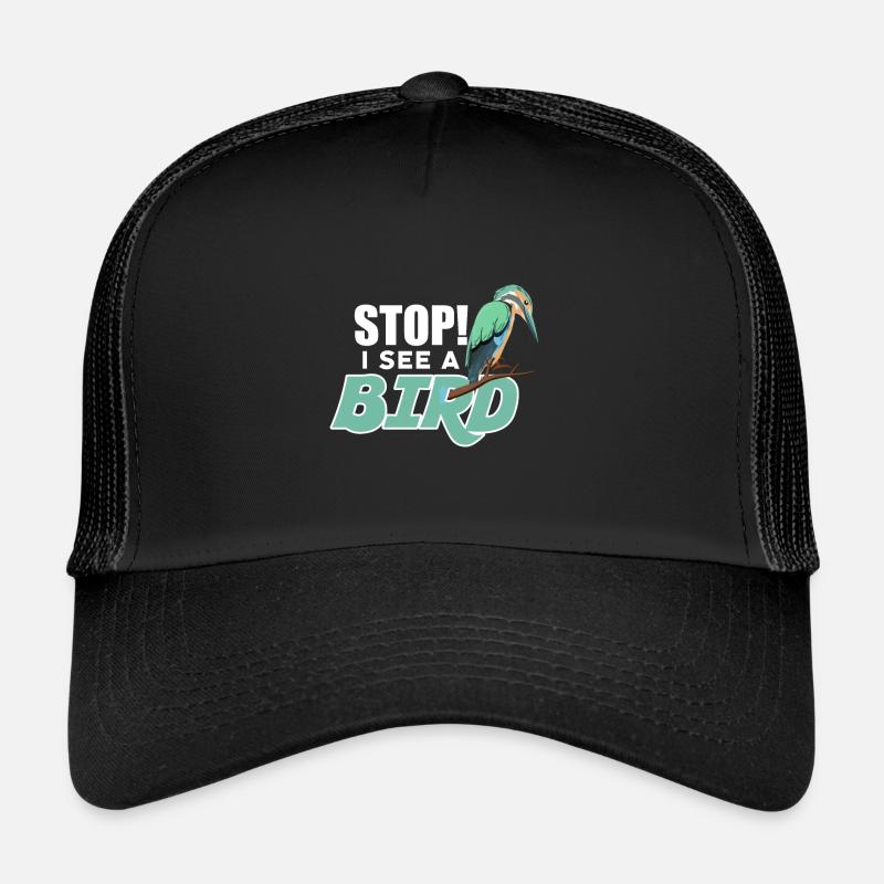 Halt! Ich sehe einen Vogel - Vogelbeobachtung Trucker Cap