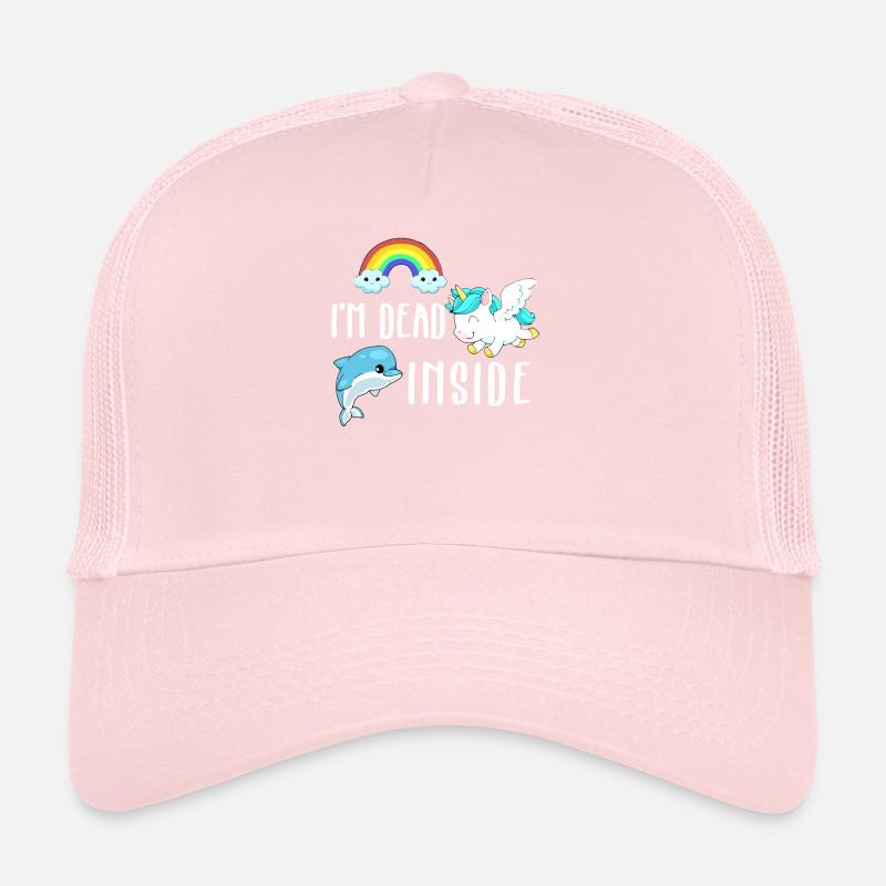 Dépression interne morte déprimée solitaire triste Casquette trucker 