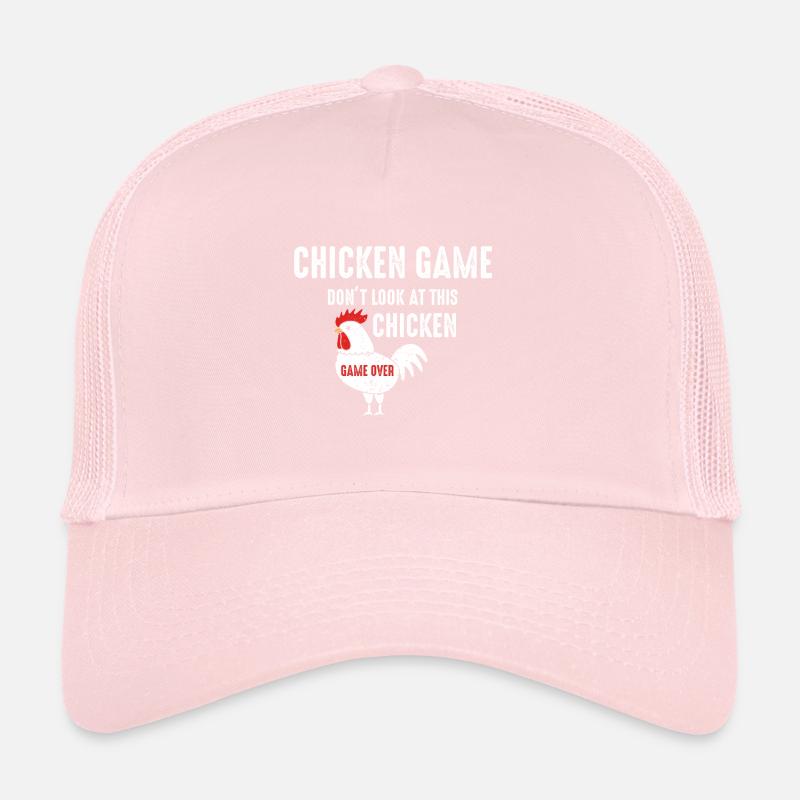 jeu de poulet drôle de blague Casquette trucker 