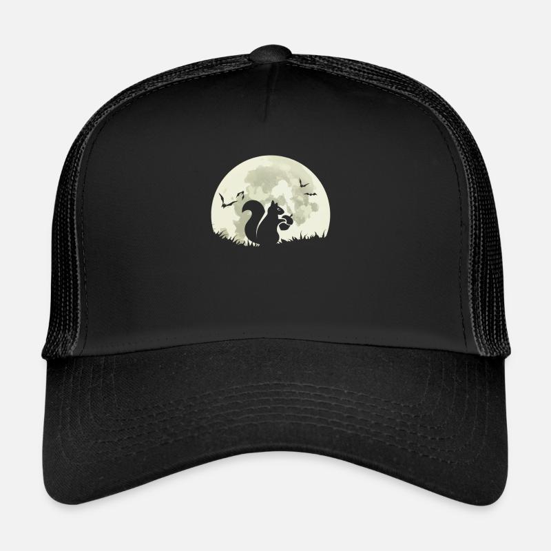 Écureuil lune chauve-souris Casquette trucker 