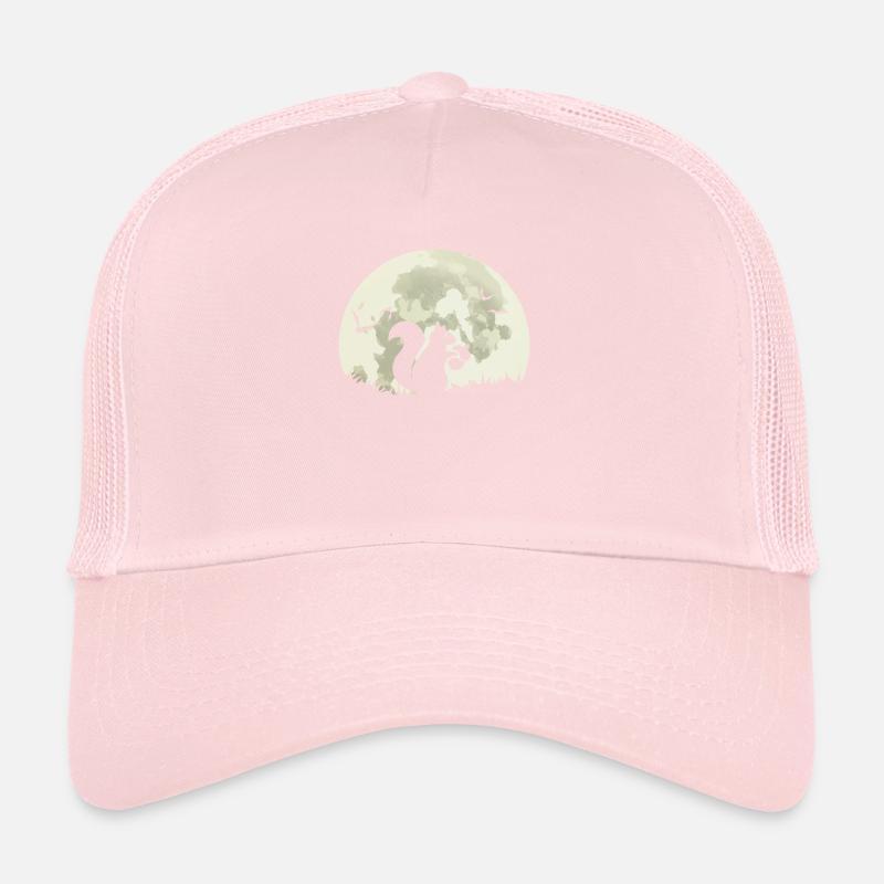 Squirrel moon bat Trucker Cap
