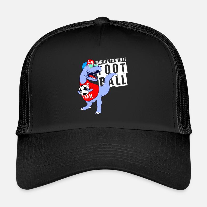 Fußball T-Rex Dinosaurier Trucker Cap