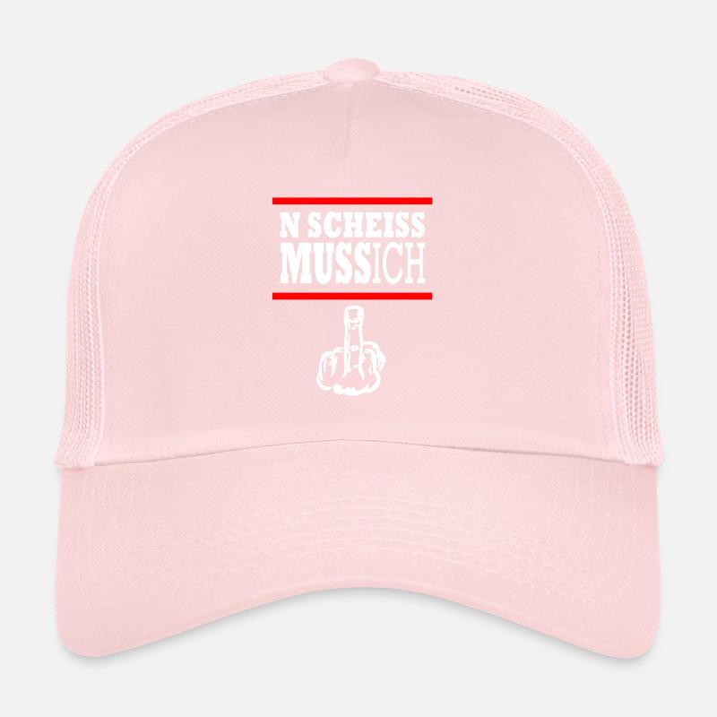 Scheiss muss ich Trucker Cap