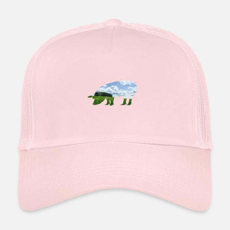Cool pig motif as a gift idea Trucker Cap