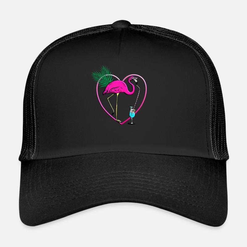 Cocktail Flamingo Casquette trucker 