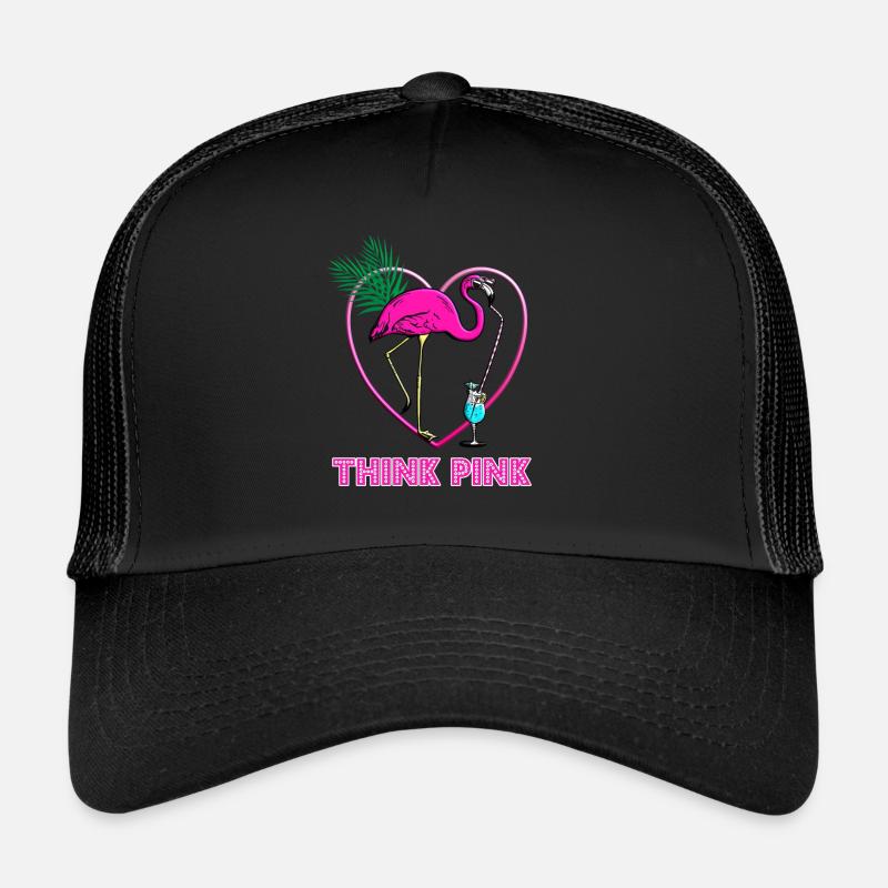 Flamingo - Think Pink Trucker Cap