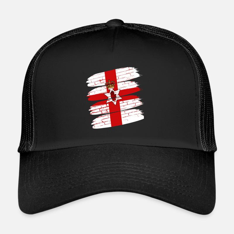 Drapeau de l'Irlande du Nord cadeau pays Casquette trucker 