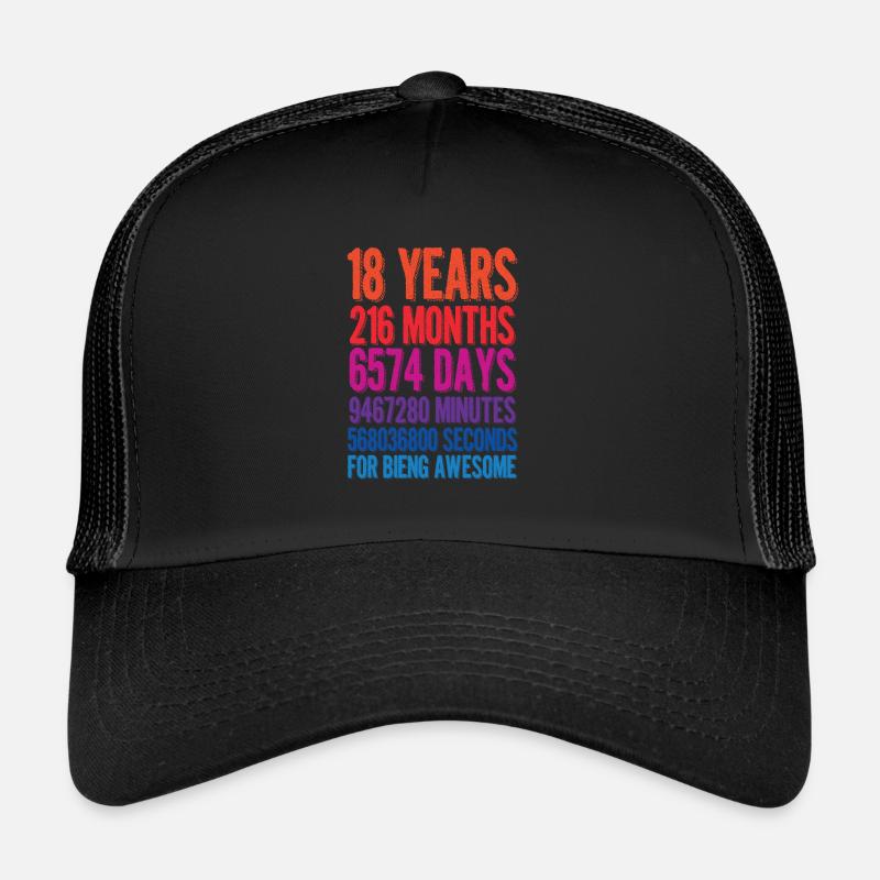 18 years old gift Trucker Cap
