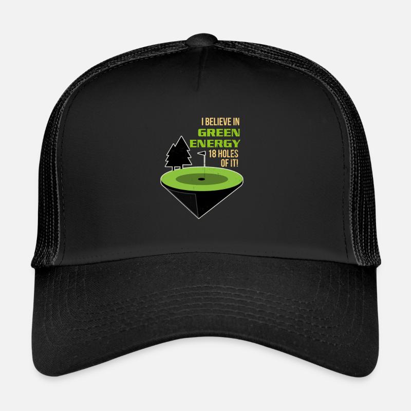Golf Golf - Trucker Cap - Schwarz/Schwarz