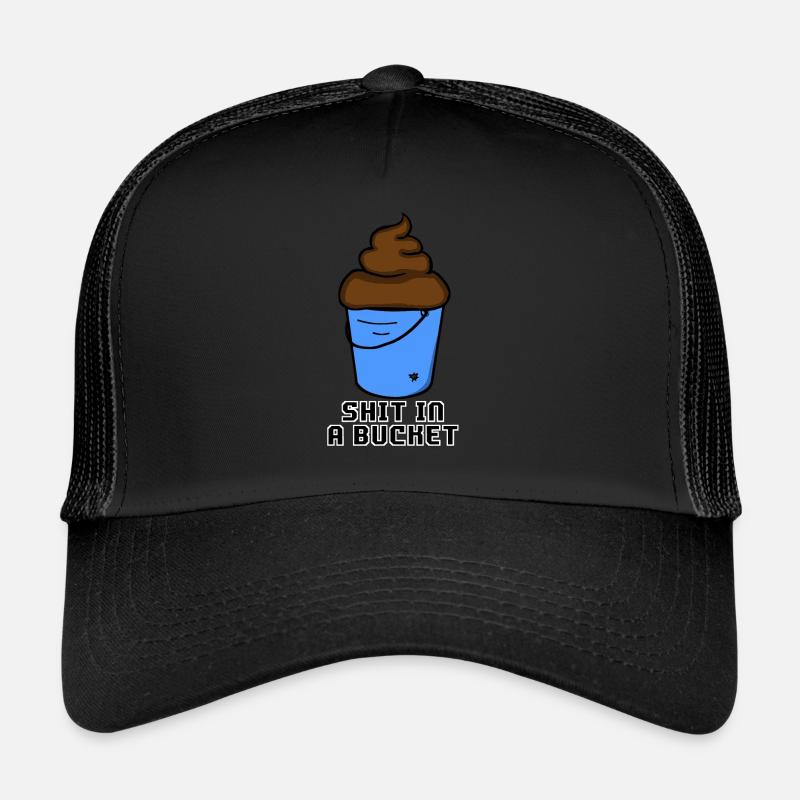 SHIT DANS UN GODET Casquette trucker 