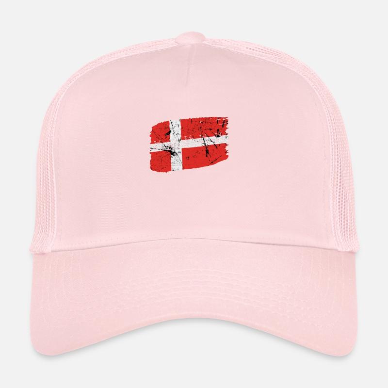 Dänemark Flagge mit Fahrrädern geschenk Trucker Cap