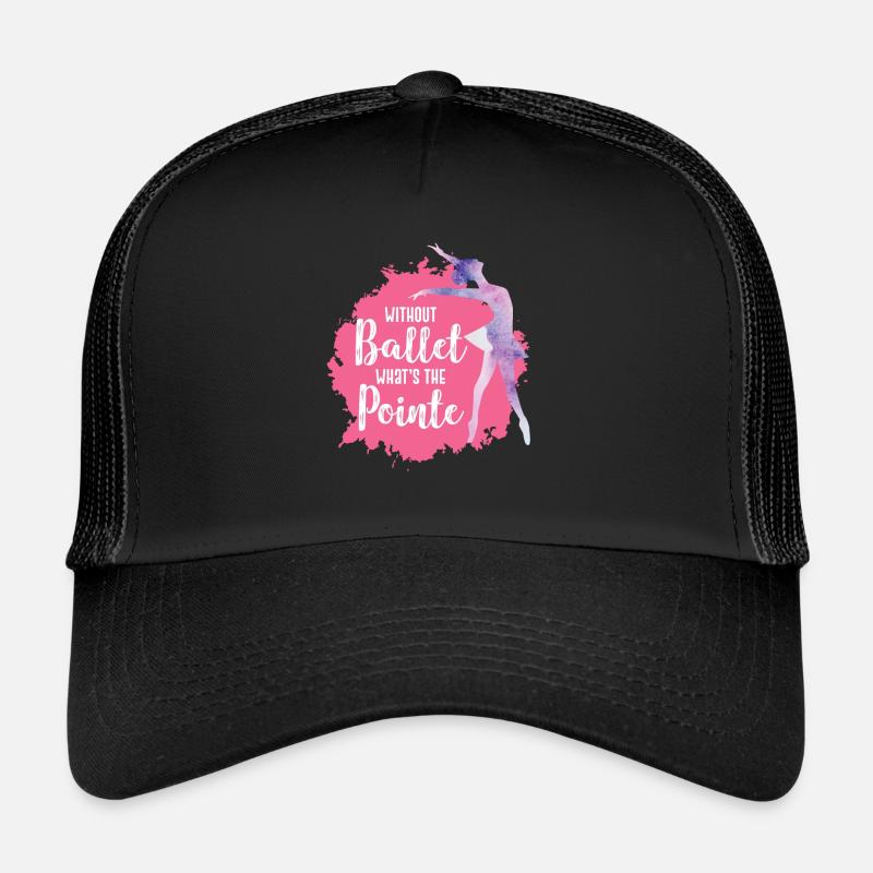 Tanzen Ballet - Trucker Cap - Schwarz/Schwarz