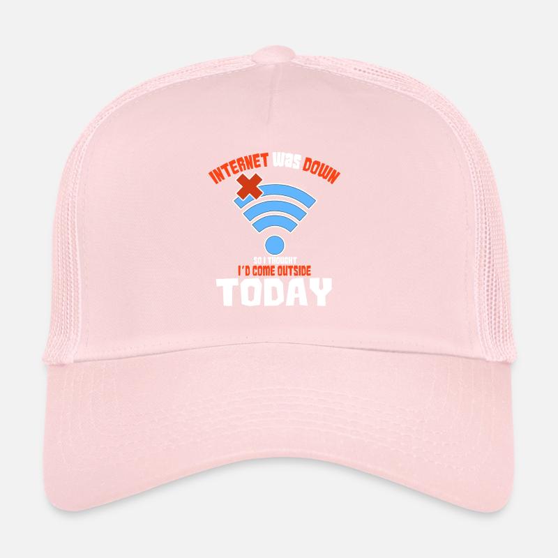 Internet Signal Empfang WLan Offline Netz Web PC Trucker Cap