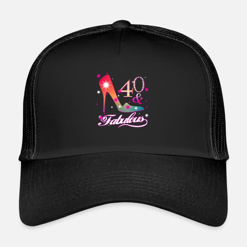 Fabulous 40 Geburtstagsgeschenk Trucker Cap