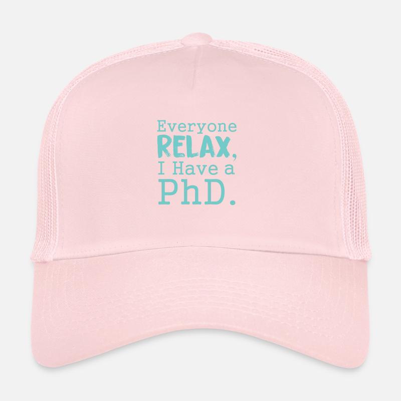 relax PhD Geschenk Trucker Cap