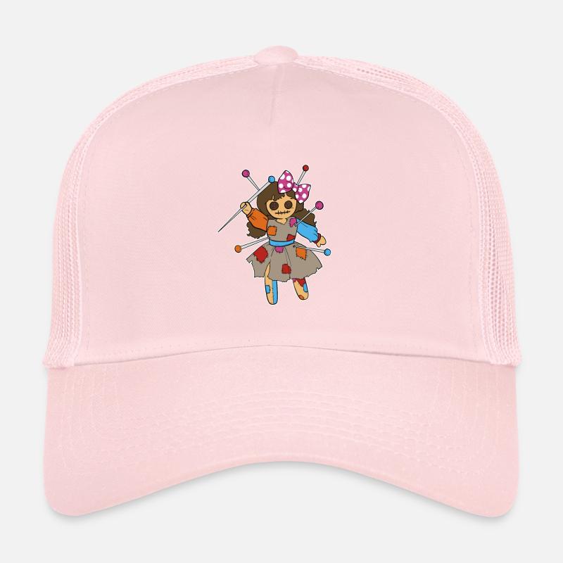 Voodoo Doll Dolly Summon Spell Curse Trucker Cap