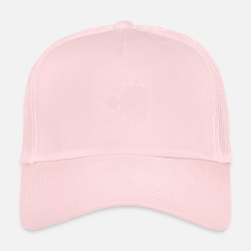 nerd mandelbrot ascii pomme mâle code programer Casquette trucker 