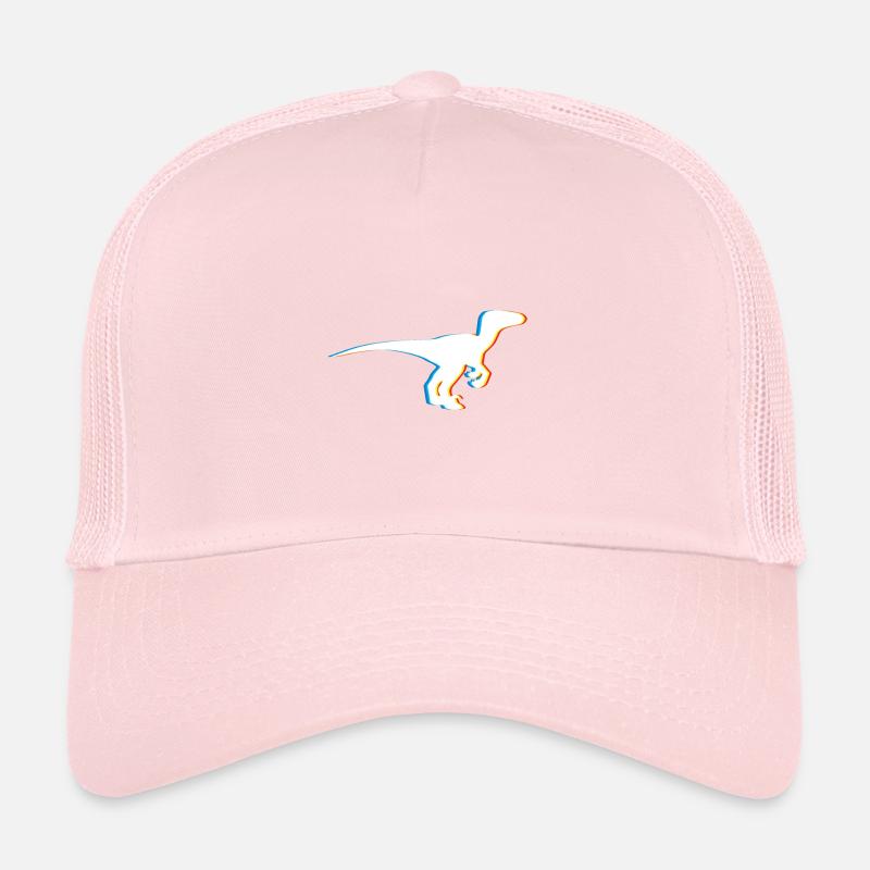 Psychedelic TRex Dinosaur Design Gift for Trucker Cap