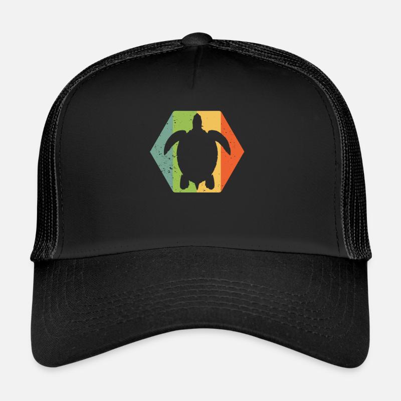 Turtle retro style Trucker Cap