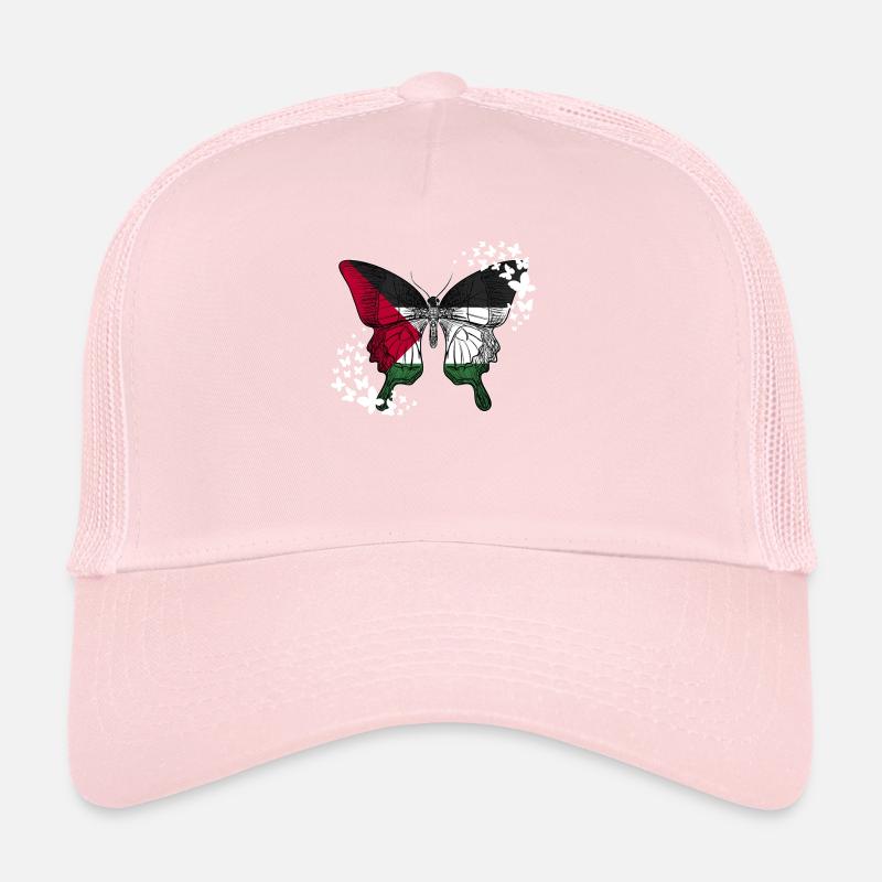 Papillon de la Palestine Casquette trucker 