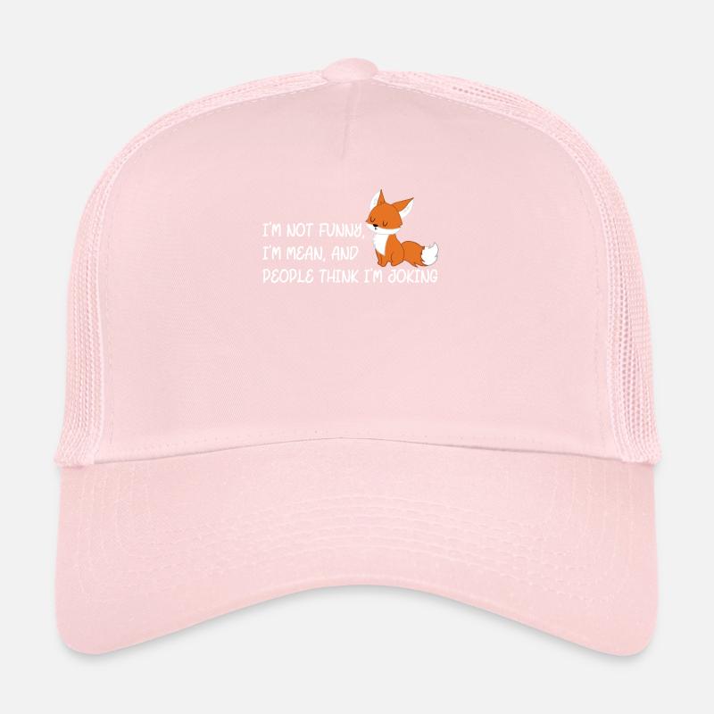T-shirt drôle de renard avec le sarcasme Casquette trucker 