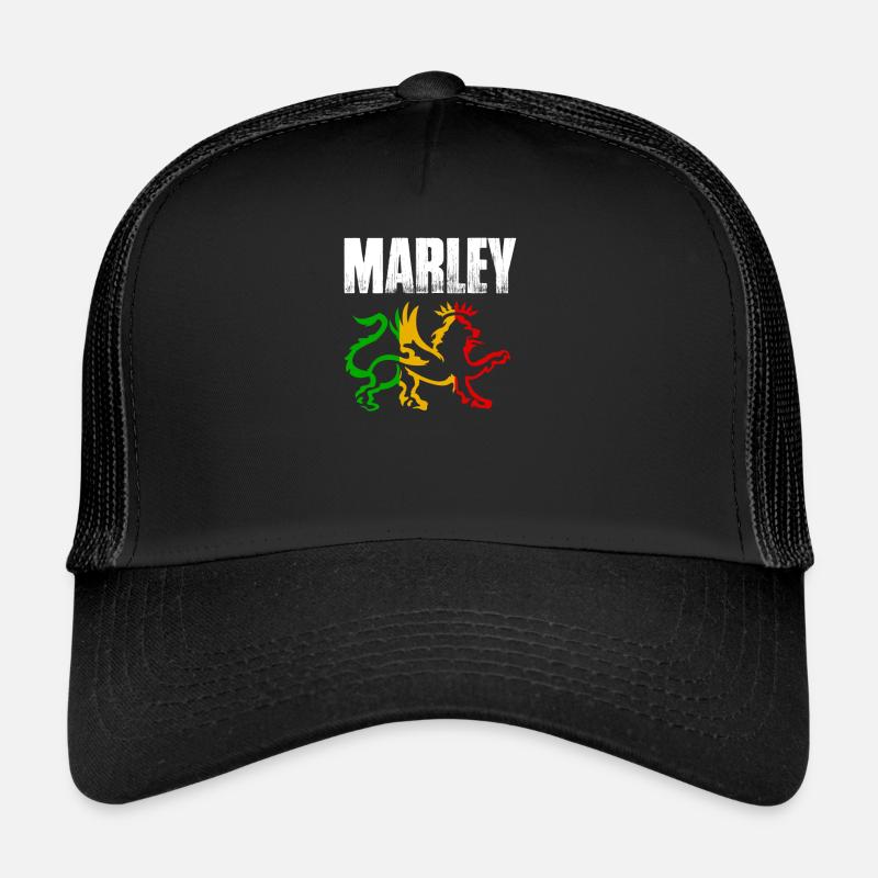 Marley - Trucker Cap - Schwarz/Schwarz