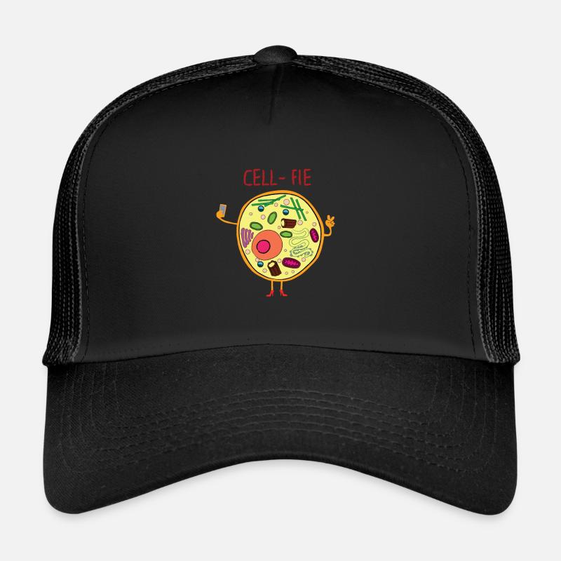 Cell-Fie - Trucker Cap - Schwarz/Schwarz