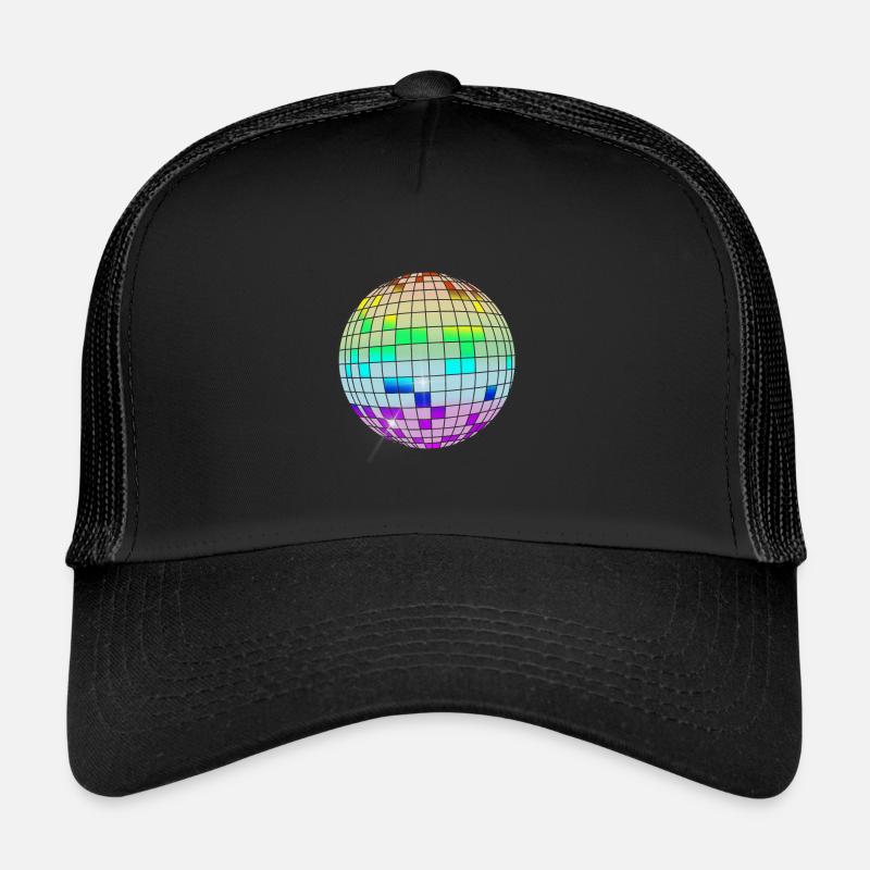 bunte Discokugel Trucker Cap
