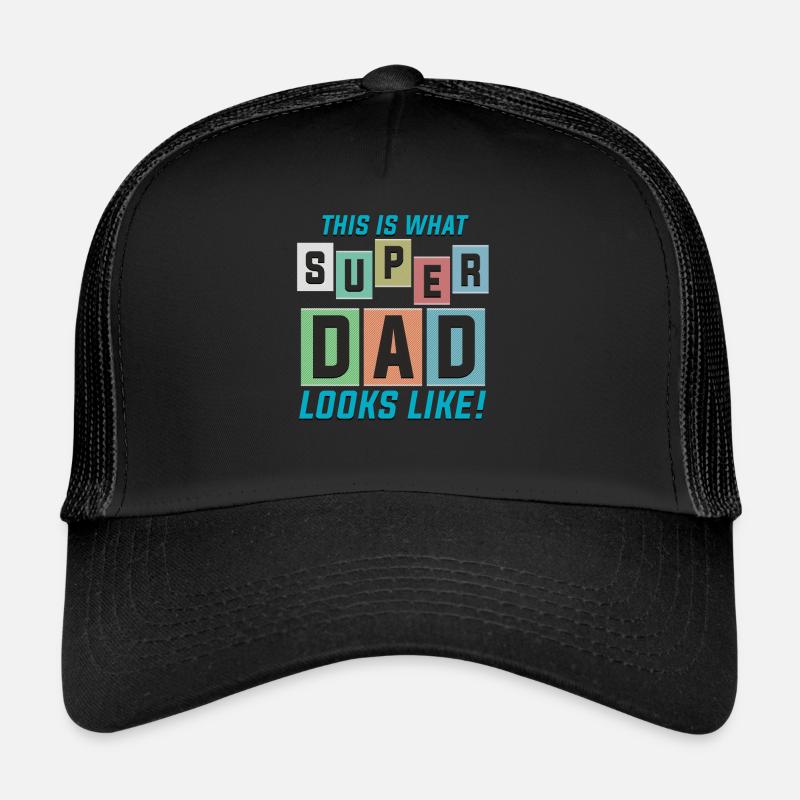 Super dad! - Vater / Papa - Tshirt - Geschenk Trucker Cap