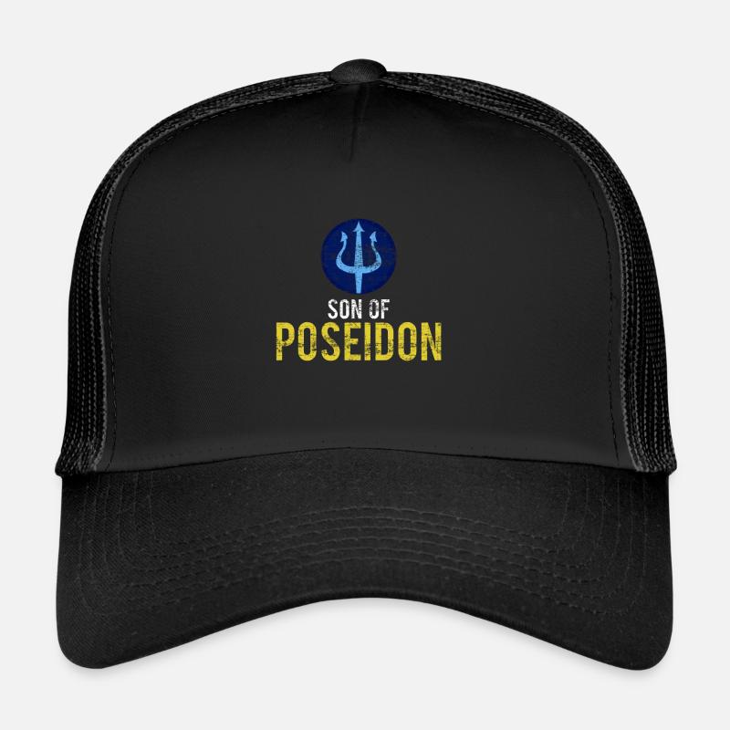 Poseidon - Trucker Cap - black/black