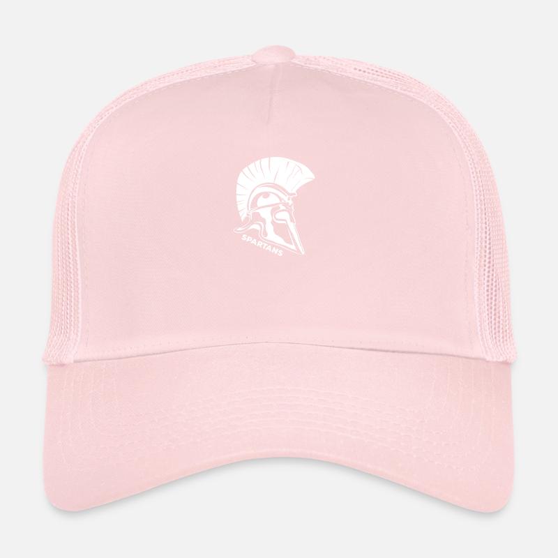 Spartans White Trucker Cap