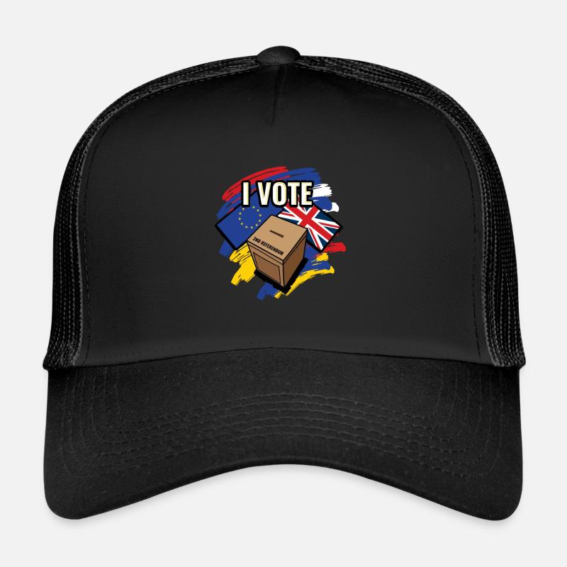 Funny Brexit Gift for Britains EU Referendum Trucker Cap
