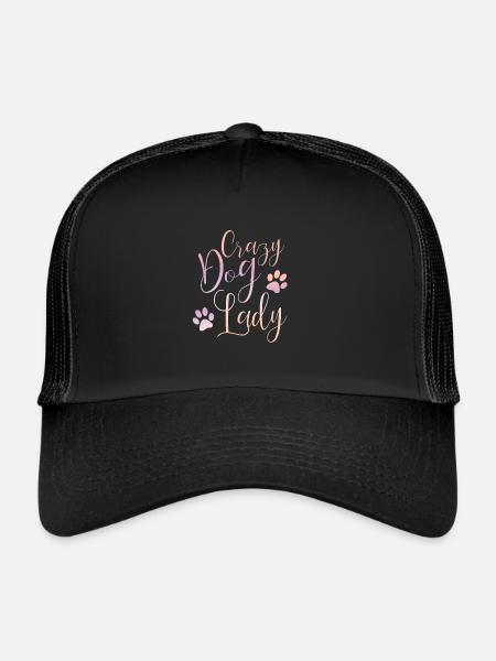 CRAZY DOG DADY - Casquette trucker  - noir/noir - Devant