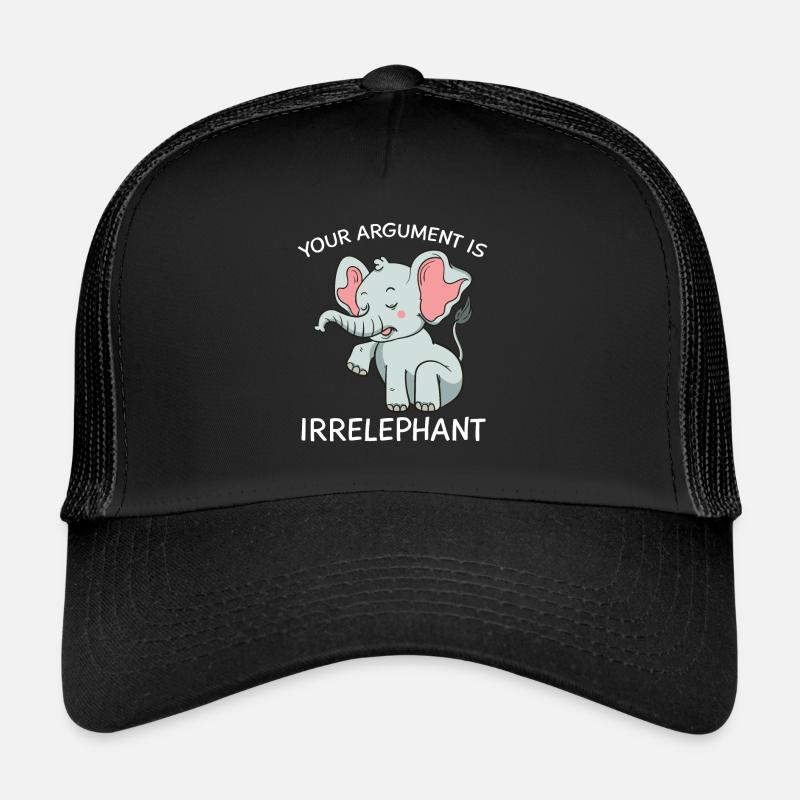 Elefant - Irrelephant Lustig Geschenk Trucker Cap