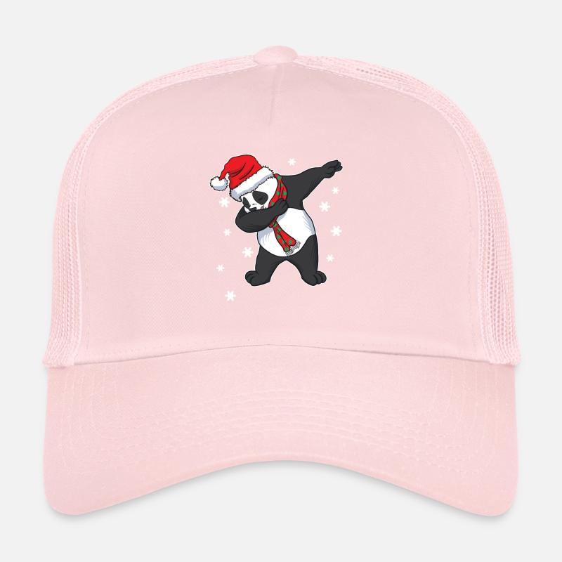 Panda Christmas Funny Dabbing Gift Casquette trucker 