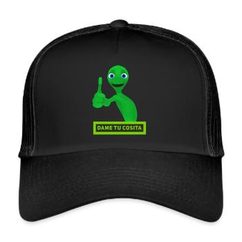 Dame tu Cosita - Trucker Cap - Schwarz/Schwarz - Vorne