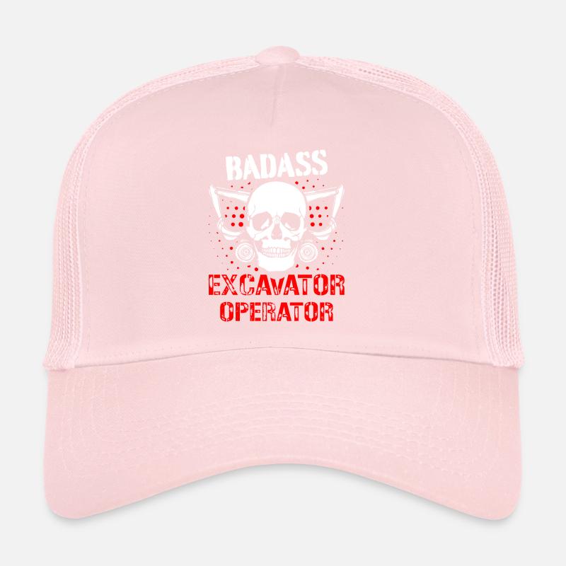 Ouvrier du bâtiment Bagger Totenkopf Casquette trucker 