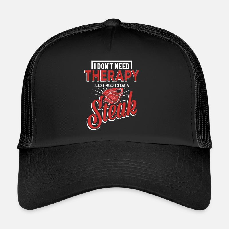Steak Meat - Trucker Cap - black/black