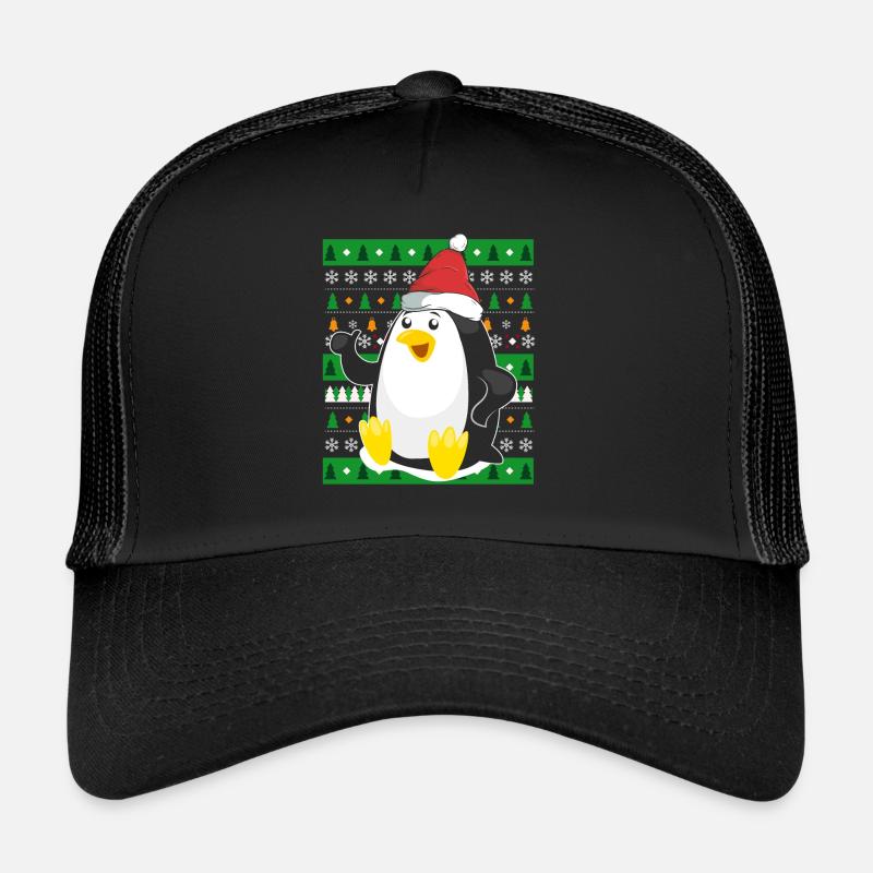 Ugly Christmas Pingouin Casquette trucker 