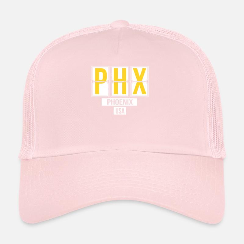 PHX Phoenix Sky Harbor Code de l’aéroport international Casquette trucker 