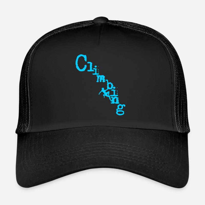 Climbing - Casquette trucker  - noir/noir