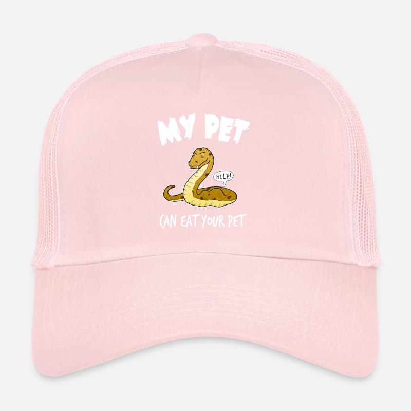 Cadeau drôle d'animal familier de python de serpent Casquette trucker 