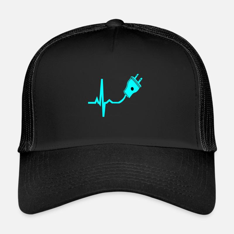 Elektriker Elektrizität Technik Trucker Cap