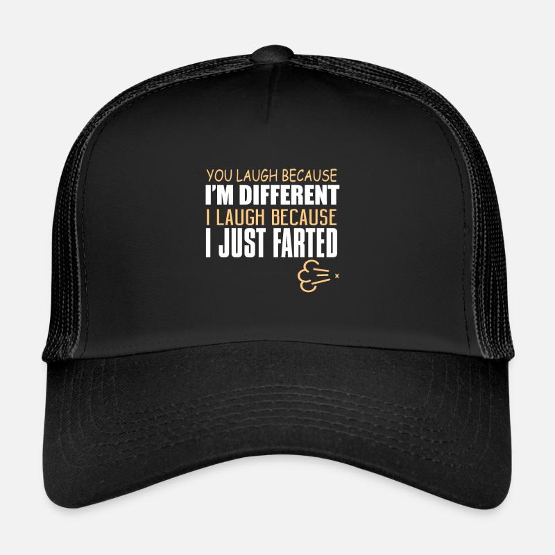 Tu rires parce que je suis différent Casquette trucker 