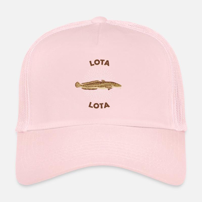 Lota Lota Quappe Freshwater Cod Winter Fish Trucker Cap