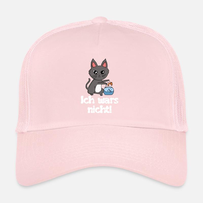 Chat je n'étais pas Casquette trucker 