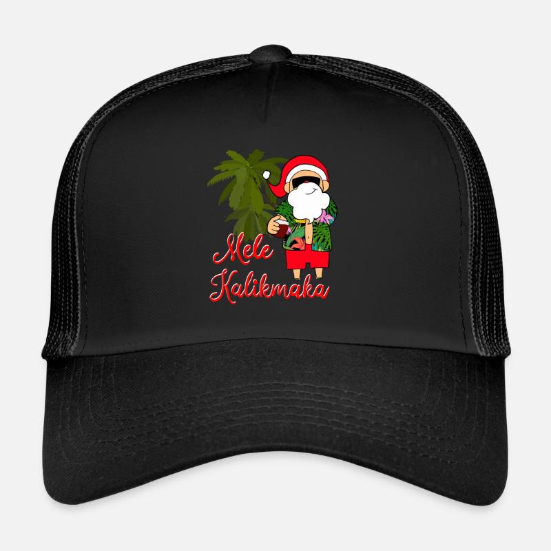 Mele Kalikimaka Joyeux Noël à Hawaii Casquette trucker 