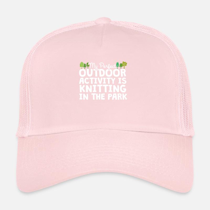 Tricot dans le parc Casquette trucker 