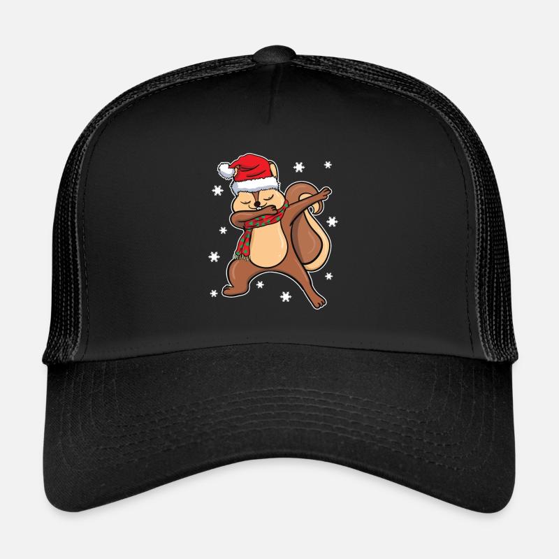 Eichhörnchen Dabbing Tanz Weihnachten Geschenk Trucker Cap