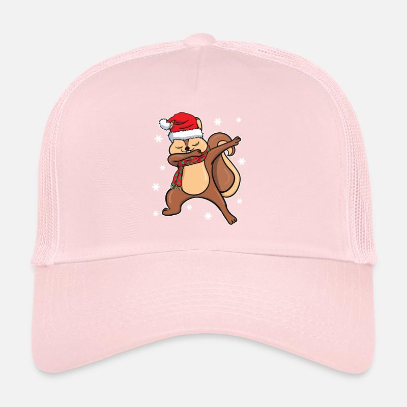 Squirrel Dabbing Dance Christmas Gift Trucker Cap